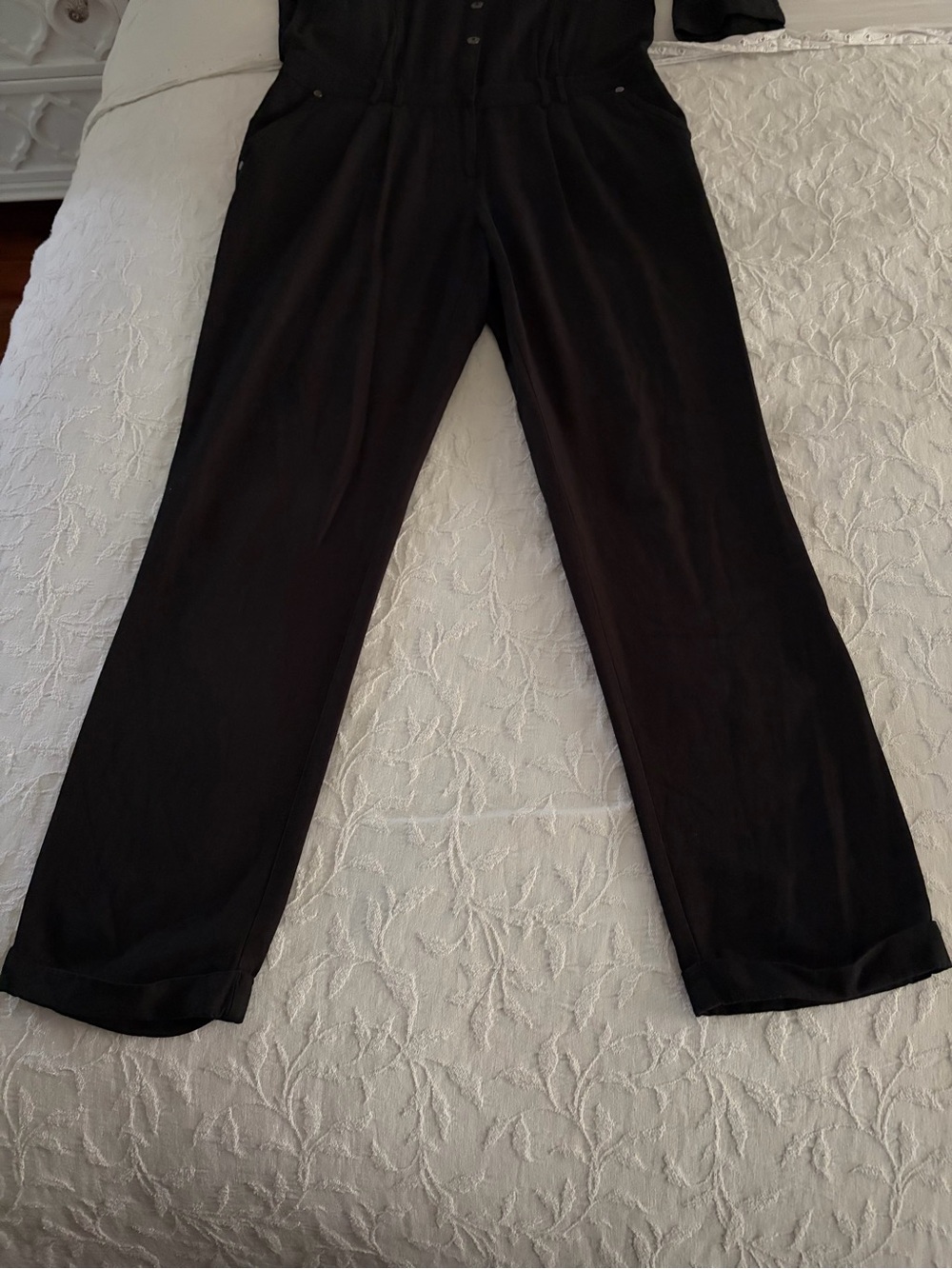 Women's Black Jumpsuit - Picture 12 of 16